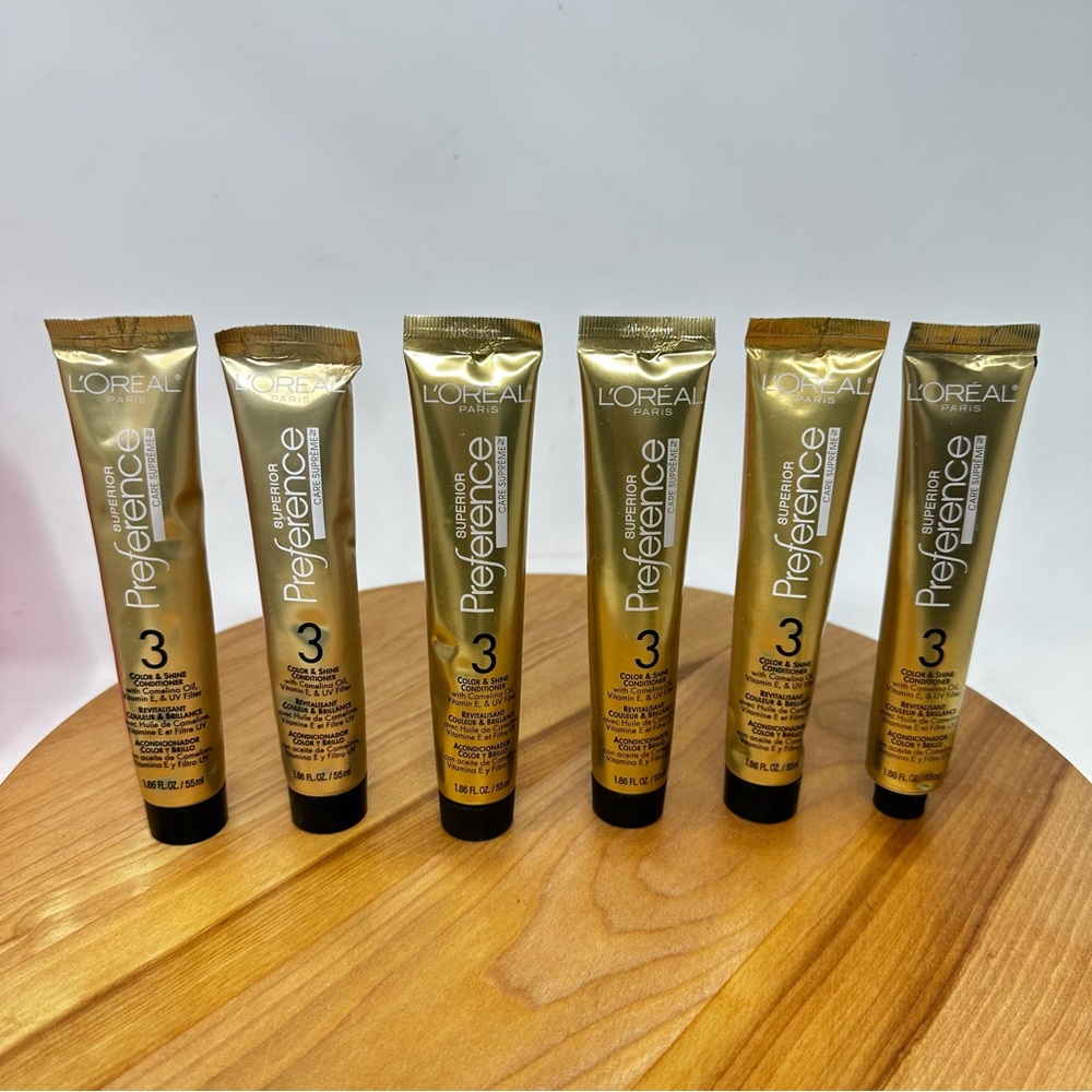 6 Loreal Superior Preference Care #3 Supreme Color Shine Conditioner NEW